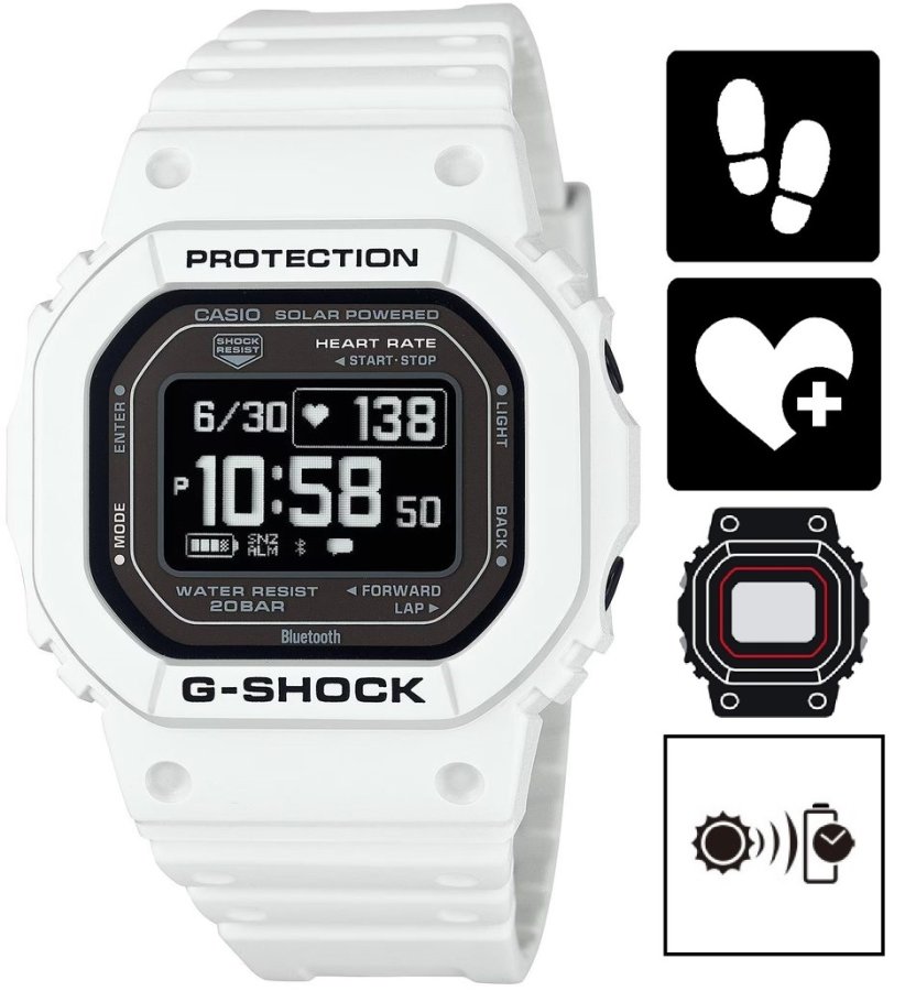 Casio G-Shock Move Bluetooth Solar HR DW-H5600-7ER (674) - Hodinky Casio
