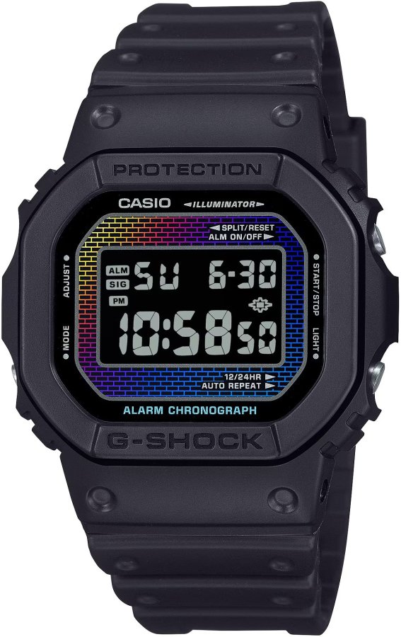 Casio G-Shock Rainbow Brick Wall Series DW-5600RW-1ER (322) - Hodinky Casio