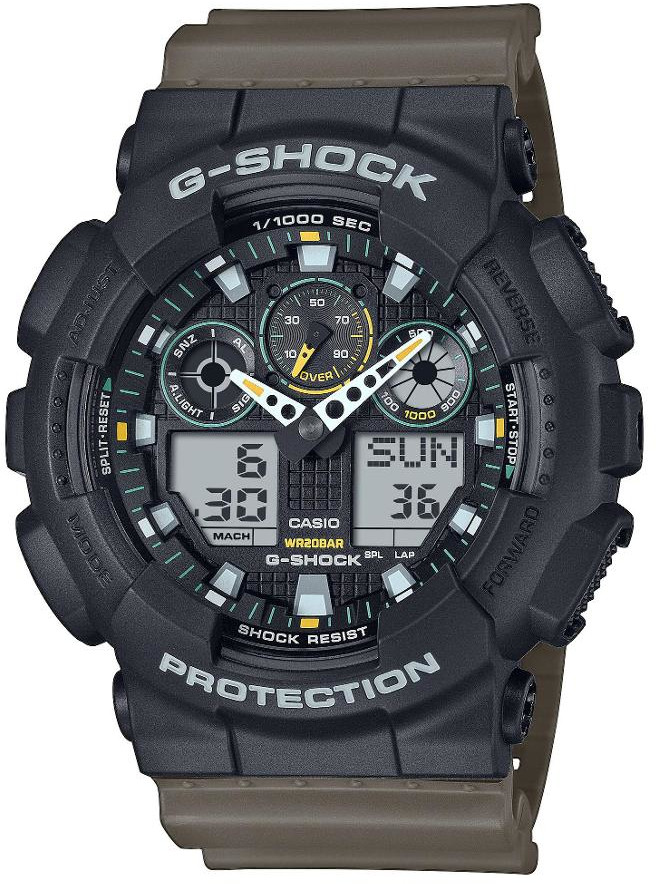 Casio The G/G-SHOCK GA-100TU-1A3ER (411) - Hodinky Casio