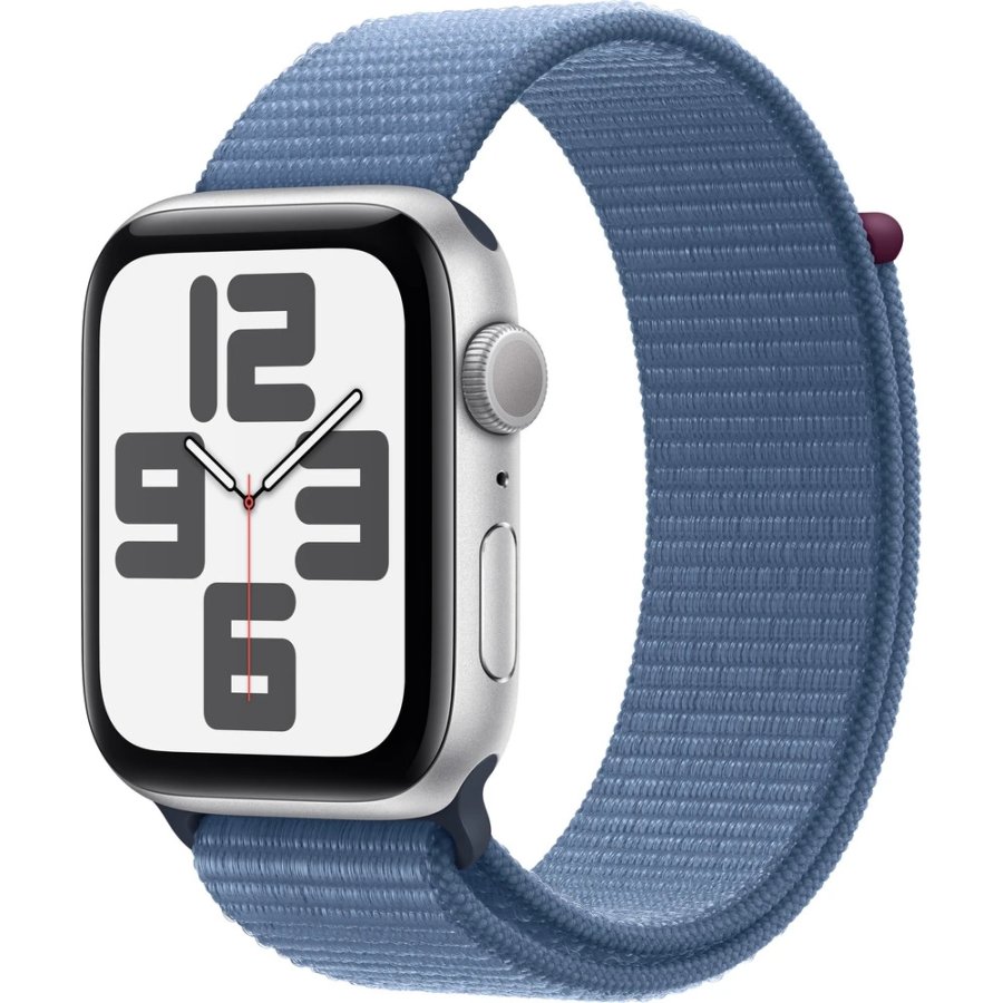 Apple Apple Watch SE (2023) Cellular 44mm sportovní provlékací řemínek ledově modrý - Hodinky Chytré hodinky Apple