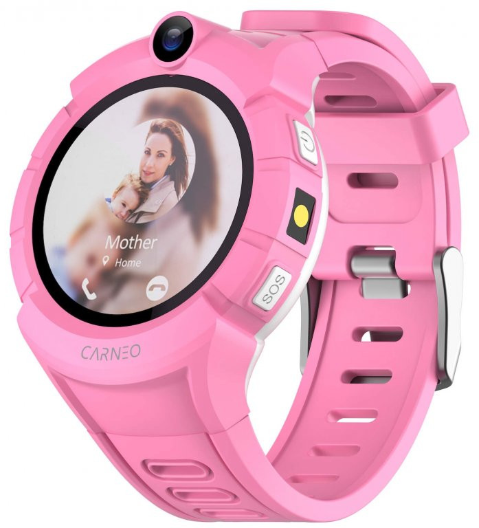 CARNEO Chytré hodinky CARNEO GUARDKID+ MINI - růžové - Hodinky Chytré hodinky CARNEO