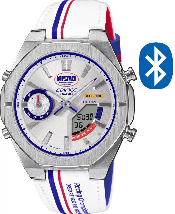 Casio Edifice Bluetooth Connected ECB-S10NIS-7AER NISMO Heritage Edition (666) Casio Edifice Bluetooth Connected ECB-S10NIS-7AER NISMO Heritage Edition (666) - Hodinky Chytré hodinky Casio