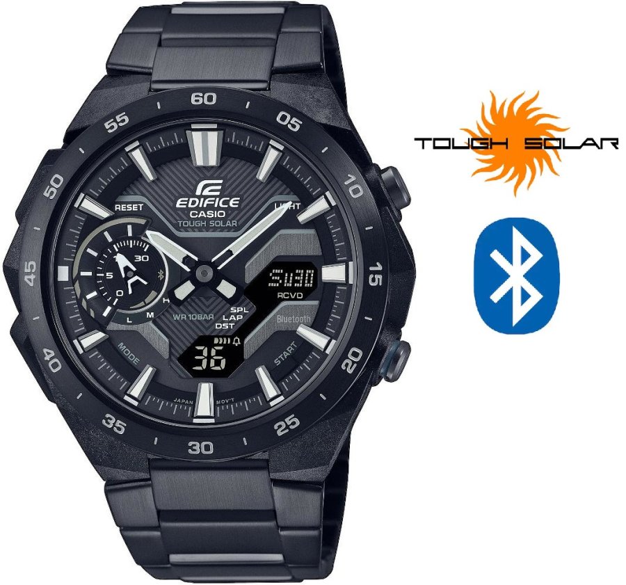Casio Edifice Windflow Bluetooth Connected Solar ECB-2200DC-1AEF (675) Casio Edifice Windflow Bluetooth Connected Solar ECB-2200DC-1AEF (675) - Hodinky Chytré hodinky Casio