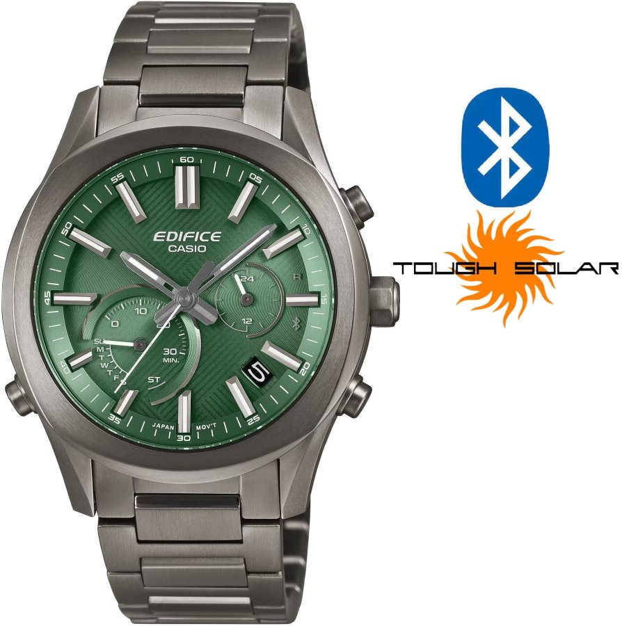 Casio Edifice Bluetooth Connected Solar EQB-1300DC-3AEF (000) - Hodinky Chytré hodinky Casio