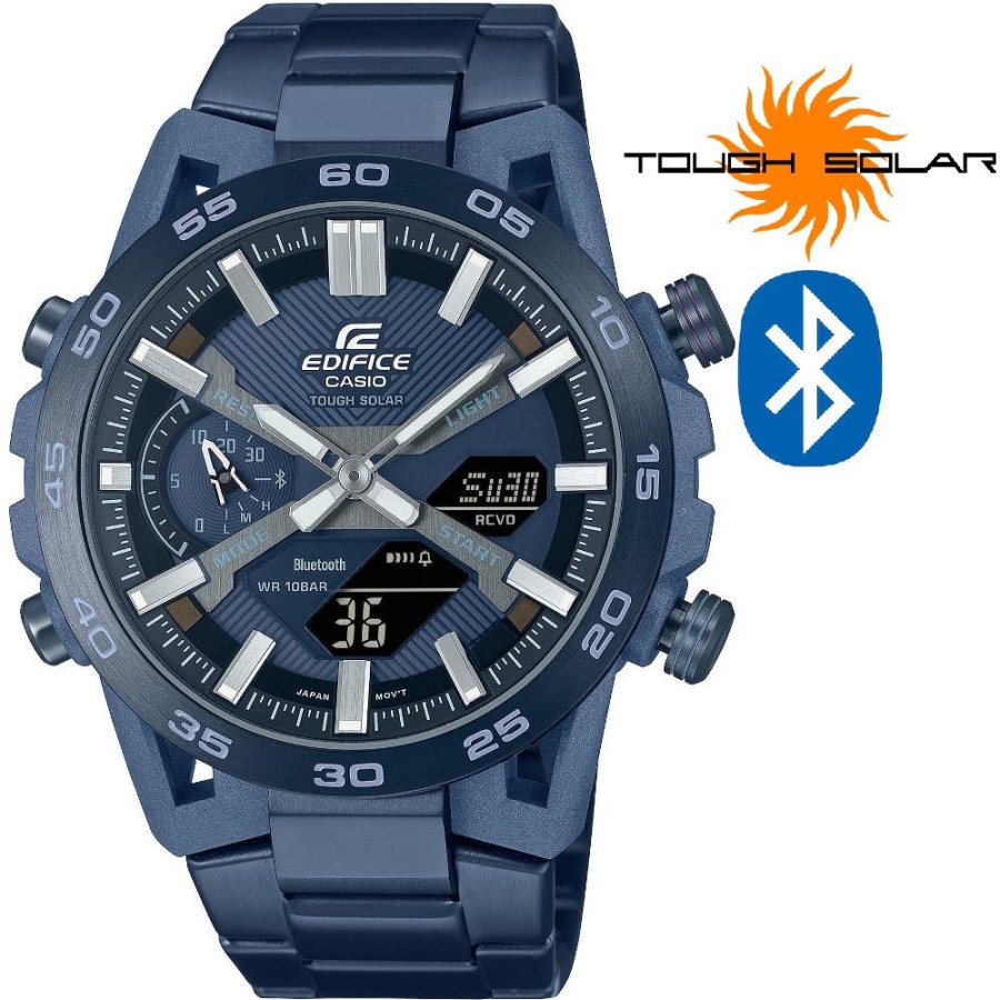 Casio Edifice Bluetooth Solar ECB-2000CB-2AEF (663) Casio Edifice Bluetooth Solar ECB-2000CB-2AEF (663) - Hodinky Chytré hodinky Casio
