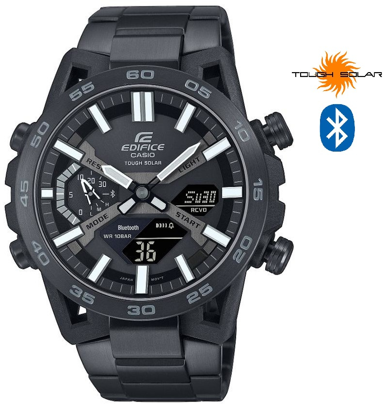 Casio Edifice Bluetooth Solar ECB-2000DC-1BEF (663) Casio Edifice Bluetooth Solar ECB-2000DC-1BEF (663) - Hodinky Chytré hodinky Casio