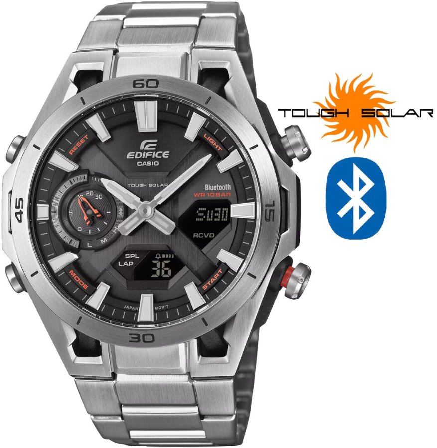 Casio Edifice Bluetooth Solar ECB-2300D-1AEF (663) - Hodinky Chytré hodinky Casio