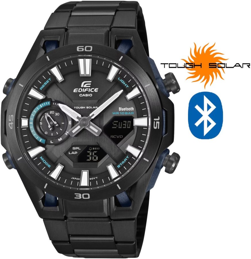 Casio Edifice Bluetooth Solar ECB-2300DC-1AEF (663) - Hodinky Chytré hodinky Casio