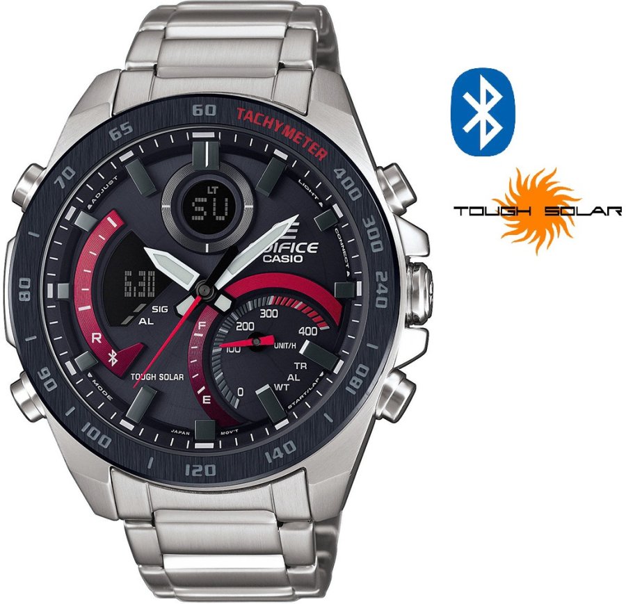 Casio Edifice Solar Bluetooth Connected ECB-900DB-1AER (627) Casio Edifice Solar Bluetooth Connected ECB-900DB-1AER (627) - Hodinky Chytré hodinky Casio