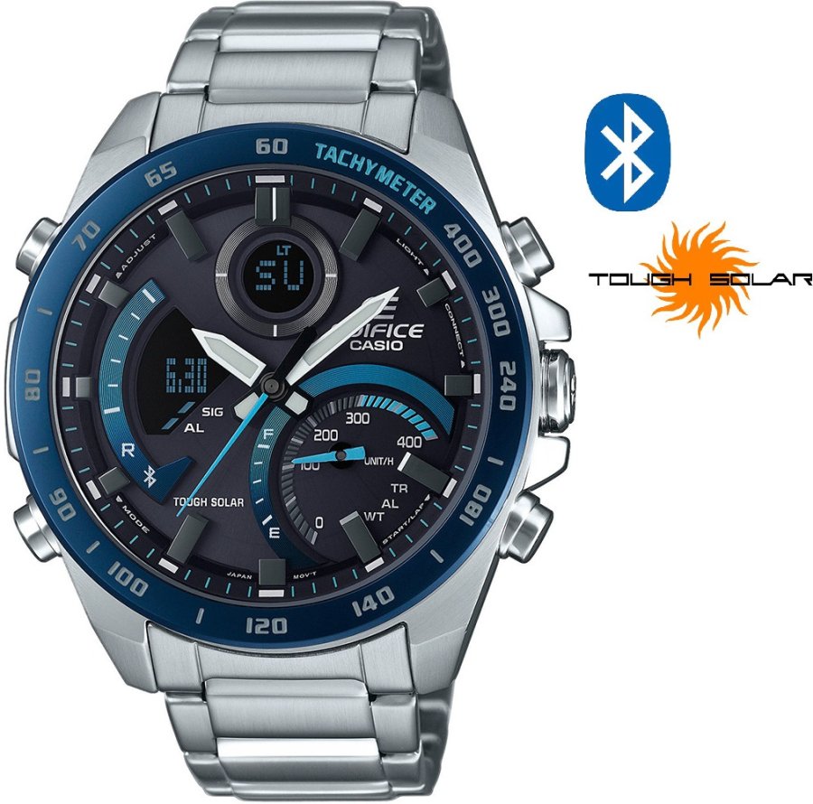Casio Edifice Solar Bluetooth Connected ECB-900DB-1BER (627) Casio Edifice Solar Bluetooth Connected ECB-900DB-1BER (627) - Hodinky Chytré hodinky Casio