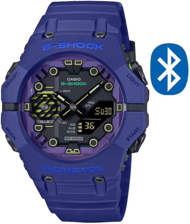 Casio G-Shock Carbon Core Guard Bluetooth GA-B001CBR-2AER Cyberspace (666) Casio G-Shock Carbon Core Guard Bluetooth GA-B001CBR-2AER Cyberspace (666) - Hodinky Chytré hodinky Casio