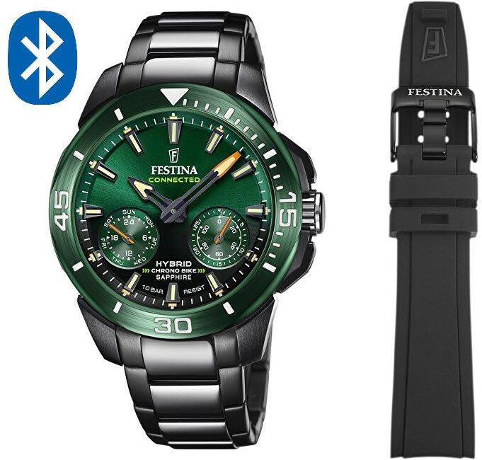 Festina Connected Chrono Bike Hybrid Special Edition 20646/1 Festina Connected Chrono Bike Hybrid Special Edition 20646/1 - Hodinky Chytré hodinky Festina