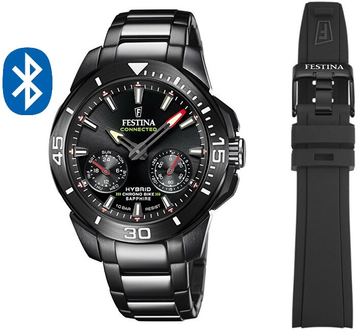 Festina Connected Chrono Bike Hybrid Special Edition 20648/1 - Hodinky Chytré hodinky Festina