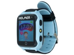 Helmer Chytré dotykové hodinky s GPS lokátorem a fotoaparátem - LK 707 modré