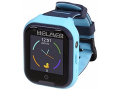 Helmer LK 709 4G modré - dětské hodinky s GPS lokátorem, videohovorem