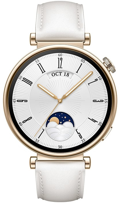 Huawei Watch GT 4 41 mm Bílá kůže - Hodinky Chytré hodinky Huawei