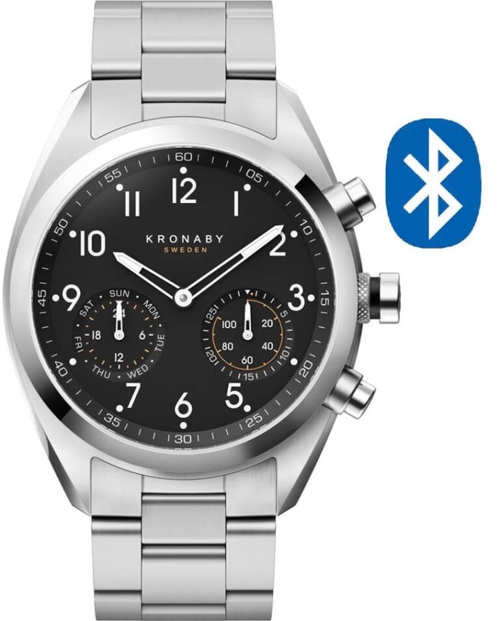 Kronaby Vodotěsné Connected watch Apex S3111/1 - Hodinky Chytré hodinky Kronaby