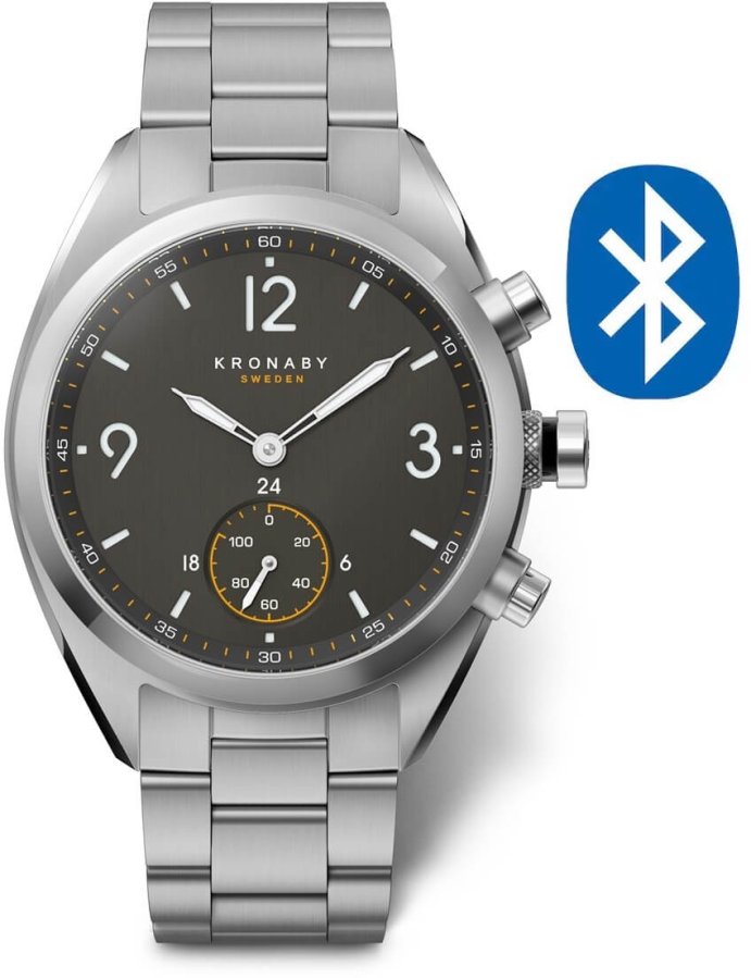 Kronaby Vodotěsné Connected watch Apex S3113/1 - Hodinky Chytré hodinky Kronaby