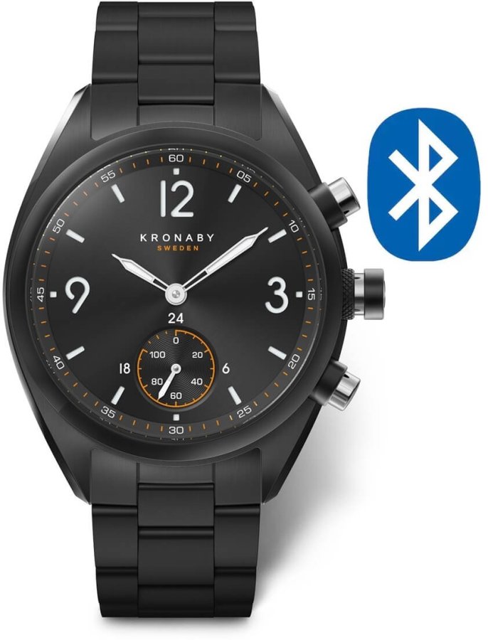 Kronaby Vodotěsné Connected watch Apex S3115/1 - Hodinky Chytré hodinky Kronaby