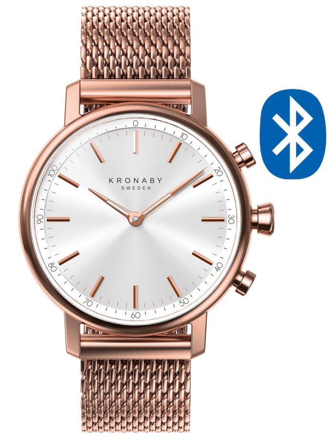 Kronaby Vodotěsné Connected watch Carat S1400/1 - Hodinky Chytré hodinky Kronaby