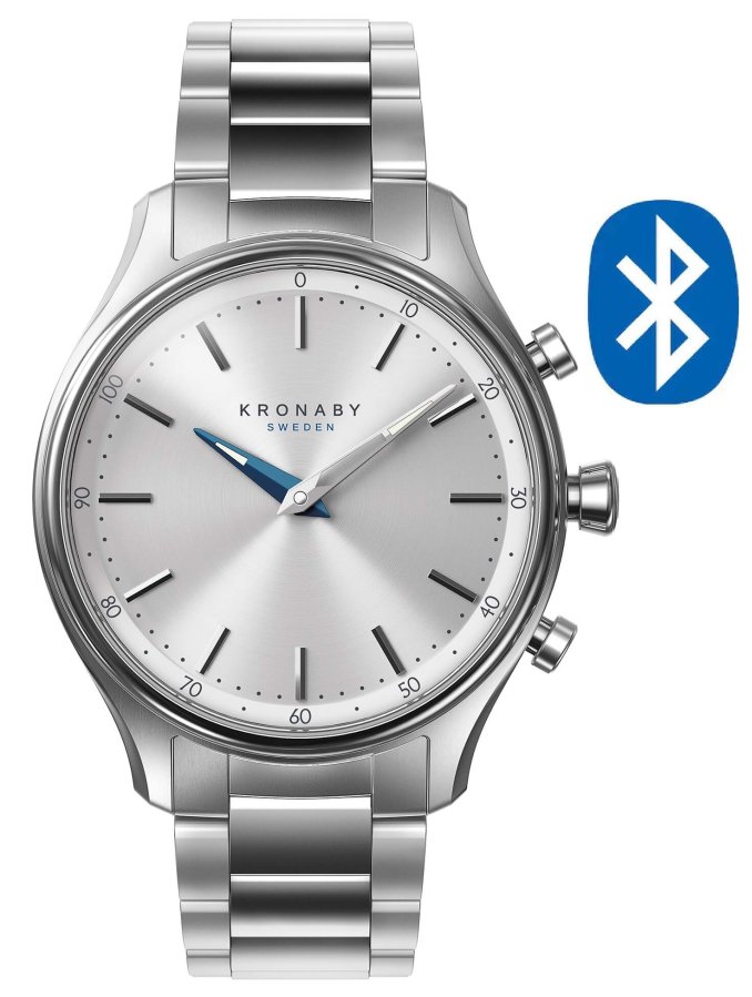 Kronaby Vodotěsné Connected watch Sekel S0556/1 - Hodinky Chytré hodinky Kronaby