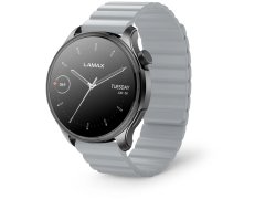 LAMAX Dárkový set Prism AMOLED Black 8596687004308 + náhradní řemínek