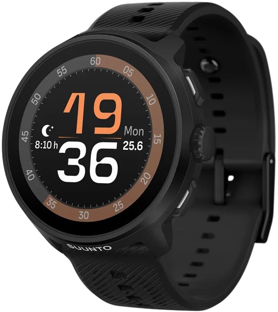 Suunto Suunto Run All Black Silicon Strap Suunto Suunto Run All Black Silicon Strap - Hodinky Chytré hodinky Suunto