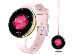 Wotchi AMOLED Smartwatch DM75 – Gold - Pink