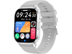 Wotchi AMOLED Smartwatch W21HK – Silver – Grey