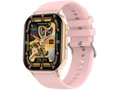 Wotchi AMOLED Smartwatch W26HK – Gold - Pink