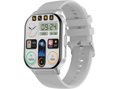 Wotchi AMOLED Smartwatch W26HK – Silver - Grey