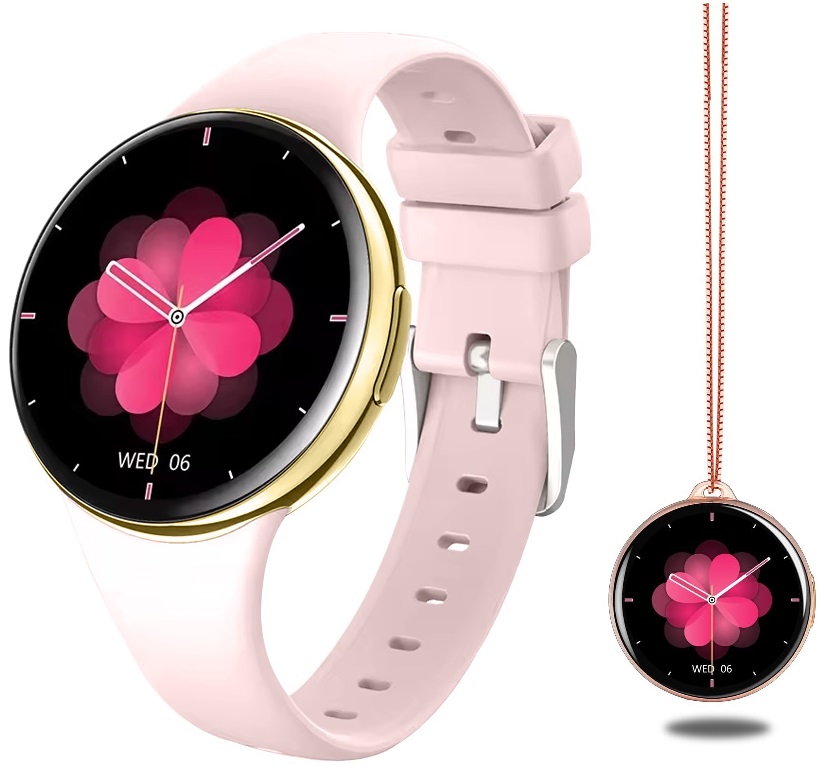 Wotchi AMOLED Smartwatch DM75 – Gold - Pink - Hodinky Chytré hodinky Wotchi