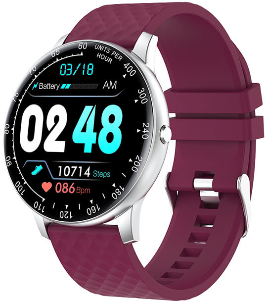 Wotchi W03PE Smartwatch - Purple - Hodinky Chytré hodinky Wotchi