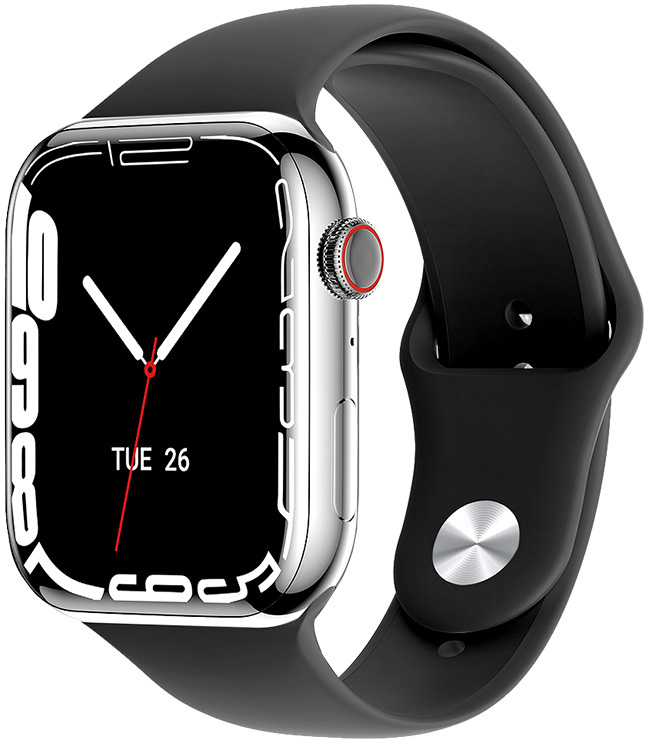 Wotchi Smartwatch DM10 – Silver - Black - Hodinky Chytré hodinky Wotchi