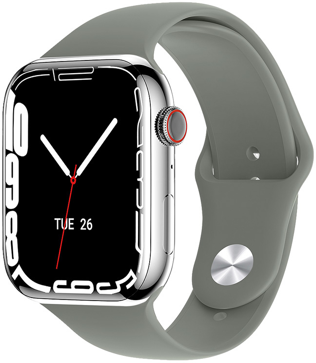 Wotchi Smartwatch DM10 – Silver - Khaki - Hodinky Chytré hodinky Wotchi