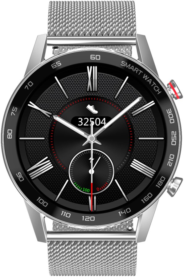 Wotchi Smartwatch WO95SS - Silver Steel - Hodinky Chytré hodinky Wotchi