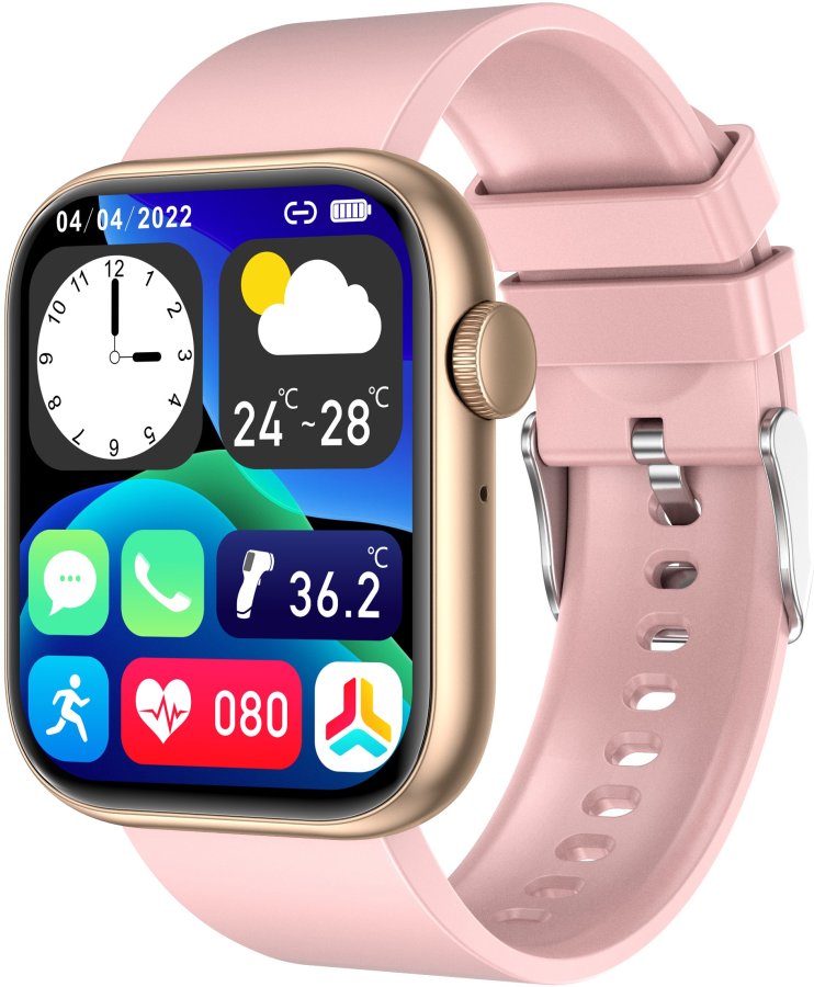 Wotchi Smartwatch WQX7P - Pink - Hodinky Chytré hodinky Wotchi
