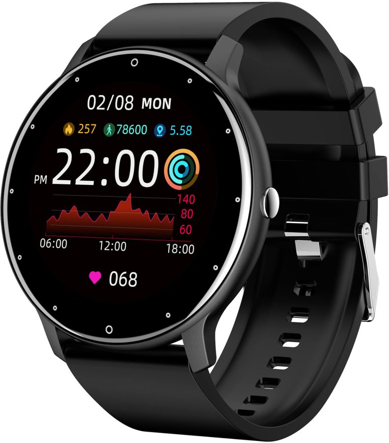Wotchi Smartwatch W02B - Black - Hodinky Chytré hodinky Wotchi