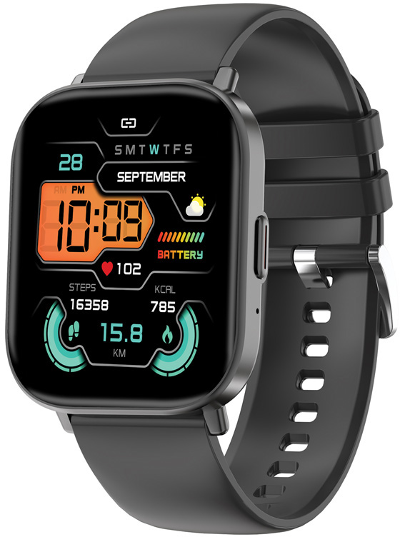 Wotchi Smartwatch W127G – Black - Black - Hodinky Chytré hodinky Wotchi