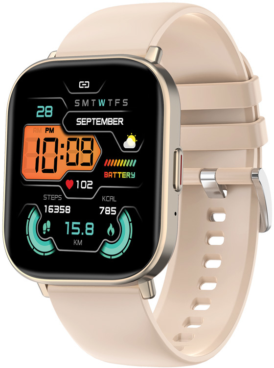 Wotchi Smartwatch W127G – Gold - Beige - Hodinky Chytré hodinky Wotchi