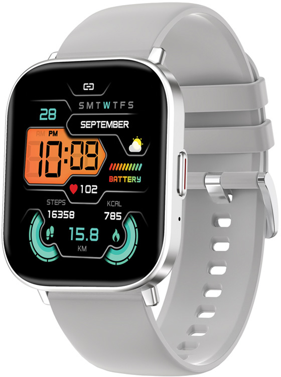 Wotchi Smartwatch W127G – Silver - Grey - Hodinky Chytré hodinky Wotchi