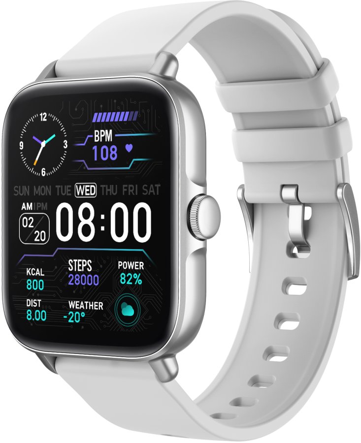 Wotchi Smartwatch W20GT - Grey - Hodinky Chytré hodinky Wotchi