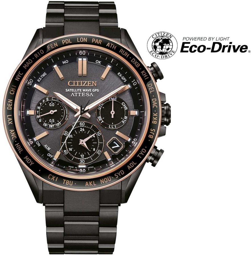 Citizen Attesa Satellite Wave GPS Eco-Drive CC4074-61W - Made in Japan - Hodinky Citizen