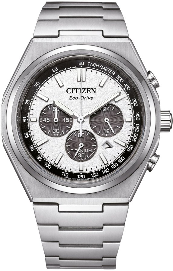 Citizen Eco-Drive Sport Chronograph Titanium CA4610-85A - Hodinky Citizen