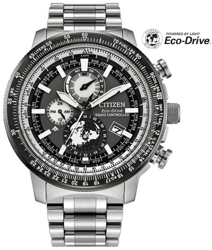 Citizen Promaster Sky Eco-Drive Radio Controlled BY3006-53H - Hodinky Citizen