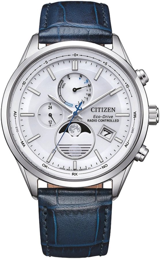 Citizen Sports Eco-Drive Radio Controlled Moonphase BY1030-09A - Hodinky Citizen