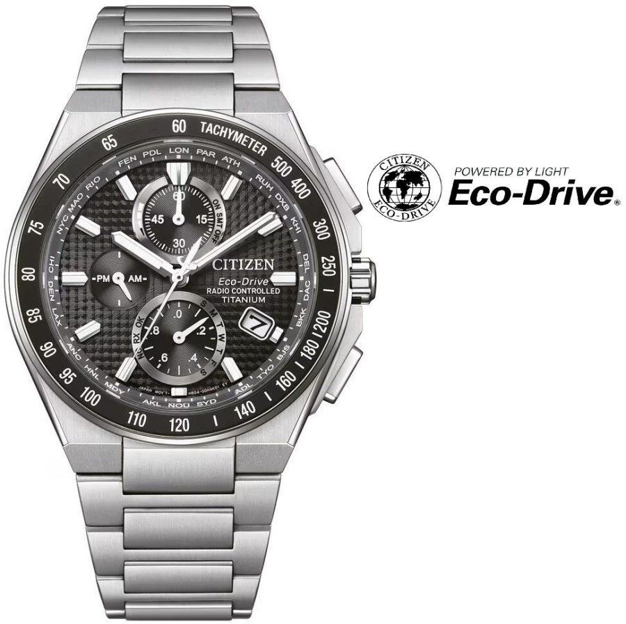 Citizen Sports Eco-Drive Radio Controlled Super Titanium AT8390-55E - Hodinky Citizen