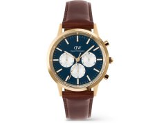 Daniel Wellington Iconic 42 Chronograph St Mawes Arctic Panda Gold DW00100875