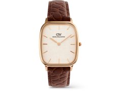 Daniel Wellington Marlon 32x36.30 Brown Croc Belly Linen Off-White DW00100955