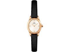 Daniel Wellington Ophelia Mini 22x25,5 Black Lizard White Guilloché RG DW00100893